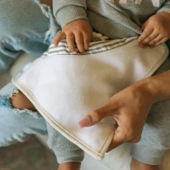 Cotton Muslin + Fleece Bandana Bib 4 Pack - Pressed Petals
