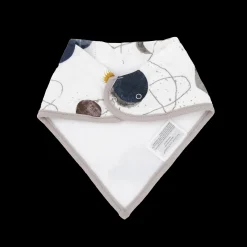 Cotton Muslin + Fleece Bandana Bib 4 Pack - Planetary