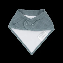 Cotton Muslin + Fleece Bandana Bib 4 Pack - Sea