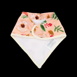 Cotton Muslin + Fleece Bandana Bib 4 Pack - Vintage Floral