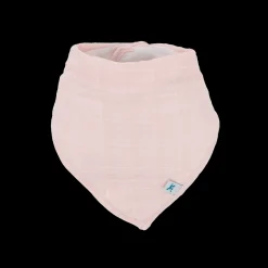 Cotton Muslin + Fleece Bandana Bib 4 Pack - Watercolor Roses 2