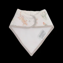 Cotton Muslin + Fleece Bandana Bib 4 Pack - Adobe Checker