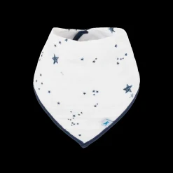 Cotton Muslin + Fleece Bandana Bib 4 Pack - Planetary