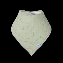 Cotton Muslin + Fleece Bandana Bib 4 Pack - Adobe Checker