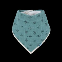 Cotton Muslin + Fleece Bandana Bib 4 Pack - Vintage Floral