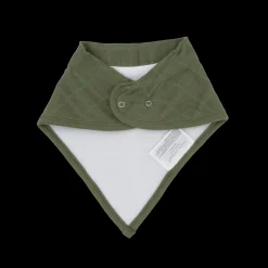 Cotton Muslin + Fleece Bandana Bib 4 Pack - Watercolor Roses 2