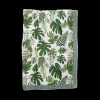 Cotton Muslin Baby Quilt - Tropical Leaf