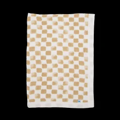 Cotton Muslin Baby Quilt - Adobe Checker