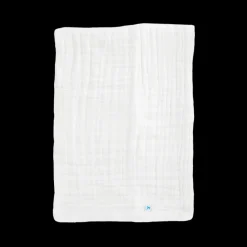 Cotton Muslin Baby Quilt - White