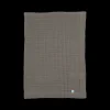 Cotton Muslin Baby Quilt - Mocha