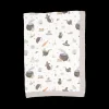 Cotton Muslin Baby Quilt - Cats and Cauldrons