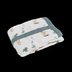 Cotton Muslin Baby Quilt - Farmyard