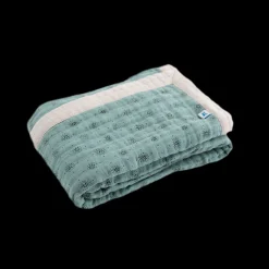 Cotton Muslin Baby Quilt - Wallflower