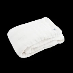 Cotton Muslin Baby Quilt - White