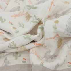 Cotton Muslin Baby Quilt - Desert Night