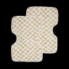 Cotton Muslin Burp Cloth 2 Pack - Adobe Checker