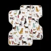Cotton Muslin Burp Cloth 2 Pack - Woof