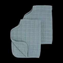 Cotton Muslin Burp Cloth 2 Pack - Sea