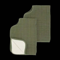 Cotton Muslin Burp Cloth 2 Pack - Fern