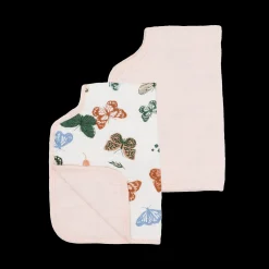 Cotton Muslin Burp Cloth 2 Pack - Butterflies