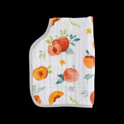 Cotton Muslin Burp Cloth - Georgia Peach