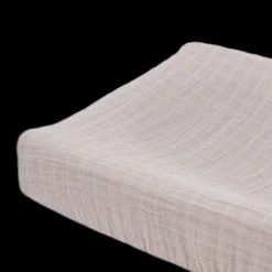 Cotton Muslin Changing Pad Cover - Porpoise