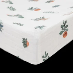 Cotton Muslin Changing Pad Cover - Prickle Pots