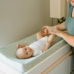 Cotton Muslin Changing Pad Cover - Misty Field