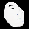 Cotton Muslin Classic Bib 3 Pack - White
