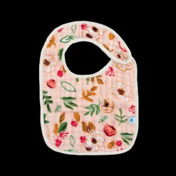Cotton Muslin Classic Bib 3 Pack - Vintage Floral