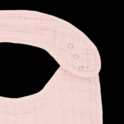 Cotton Muslin Classic Bib 3 Pack - Light Pink