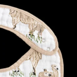 Cotton Muslin Classic Bib 3 Pack - Llama Llama