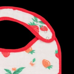 Cotton Muslin Classic Bib 3 pack - Berry Lemonade