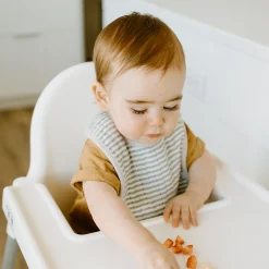 Cotton Muslin Classic Bib 3 Pack - Dino Friends 2