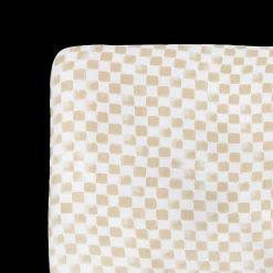 Cotton Muslin Crib Sheet - Adobe Checker