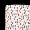 Cotton Muslin Crib Sheet - Christmas Bulbs