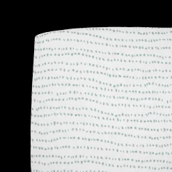 Cotton Muslin Crib Sheet - Stone Stripe