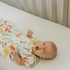 Cotton Muslin Crib Sheet - White