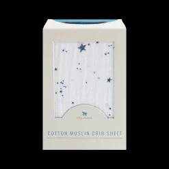 Cotton Muslin Crib Sheet - Shooting Stars