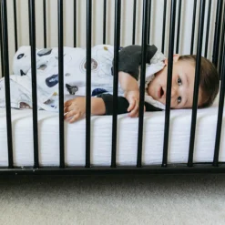 Cotton Muslin Crib Sheet - White