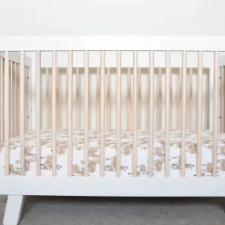 Cotton Muslin Crib Sheet - Llama Llama