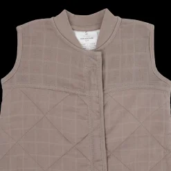 Cotton Muslin Quilted Sleep Bag - Mocha
