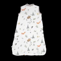 Cotton Muslin Quilted Sleep Bag - Forest Friends