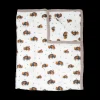 Cotton Muslin Quilted Throw - Bison