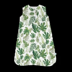 Cotton Muslin Sleep Bag - Tropical Leaf