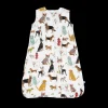 Cotton Muslin Sleep Bag - Woof