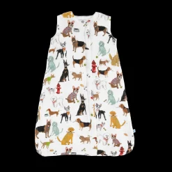 Cotton Muslin Sleep Bag - Woof