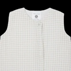 Cotton Muslin Sleep Bag - Tan Gingham