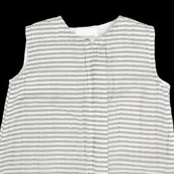 Cotton Muslin Sleep Bag - Grey Stripe