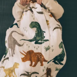 Cotton Muslin Sleep Bag - Dino Friends